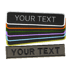 Patches with name and text on Easypatch.it