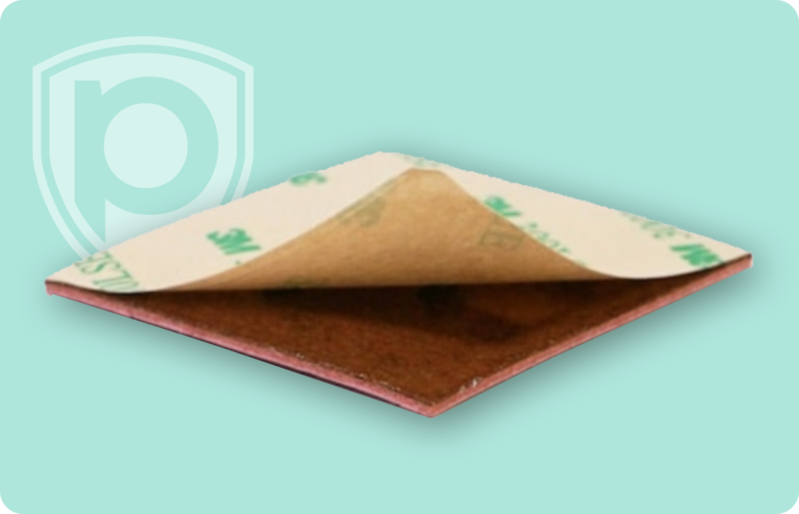 Toppa personalizzata con adesivo